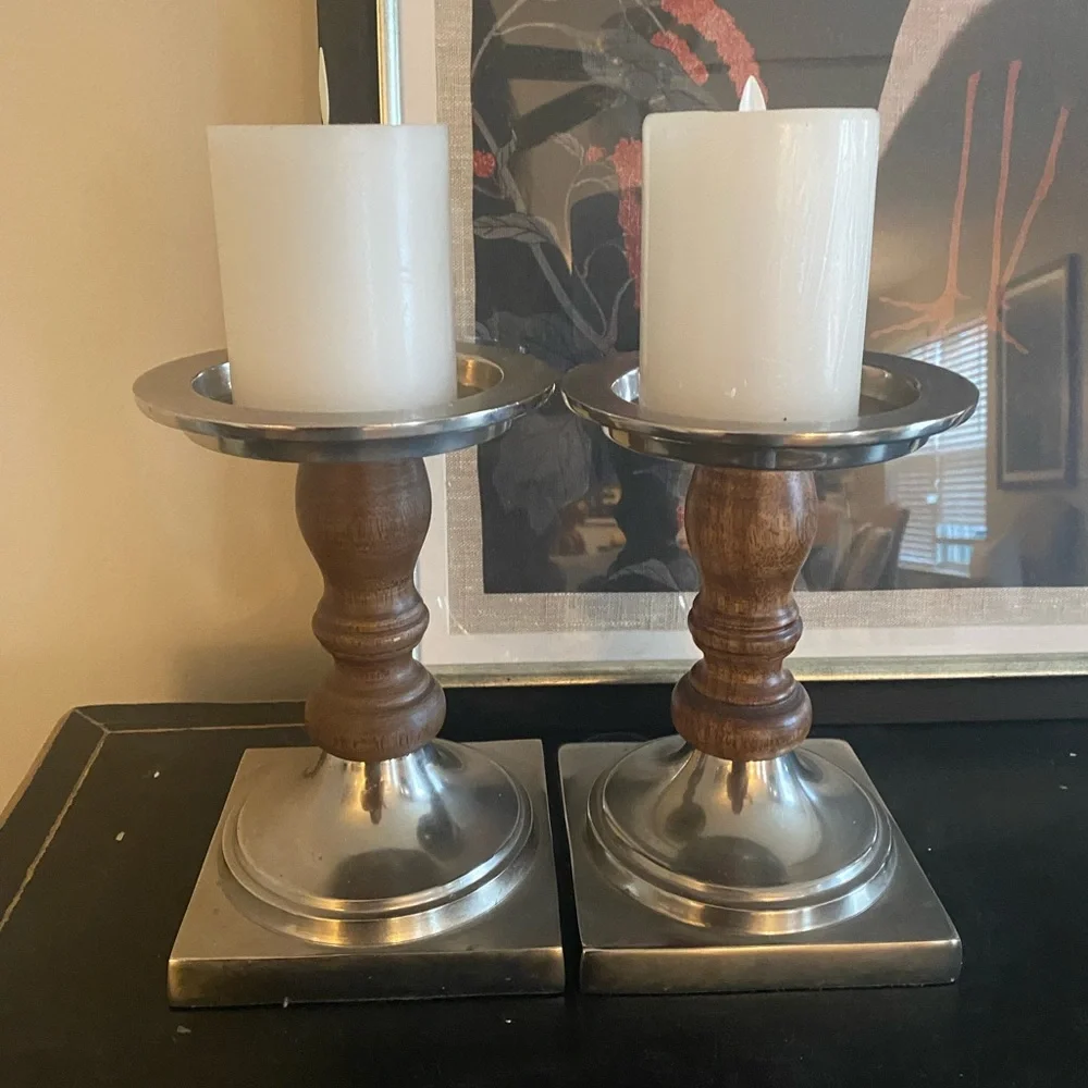 Pottery Barn Candle Holders